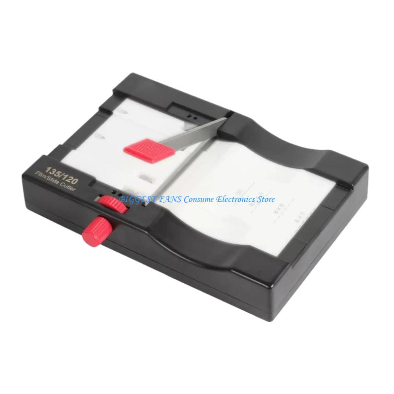 Slide Film 120 - เครื่องตัดฟิล์มสไลด์เครื่องตัดฟิล์มแบบพกพาเครื่องมือตัดพร้อมไฟแบ็คไลท์ในตัวสำหรับขนาด 135 มม. และ 120 มม