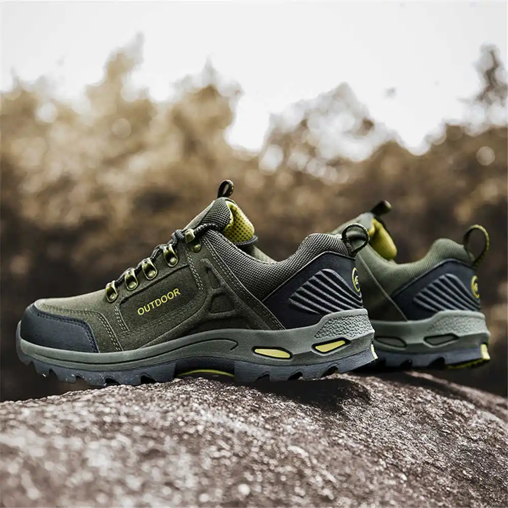 Best Vintage Collectible Items - Non-SLIP Lace Up เดินป่าเทนนิสสําหรับชายเทรนเนอร์สําหรับชาย Mountain รองเท้ารองเท้าผ้าใบกีฬาแฟชั่น-Man