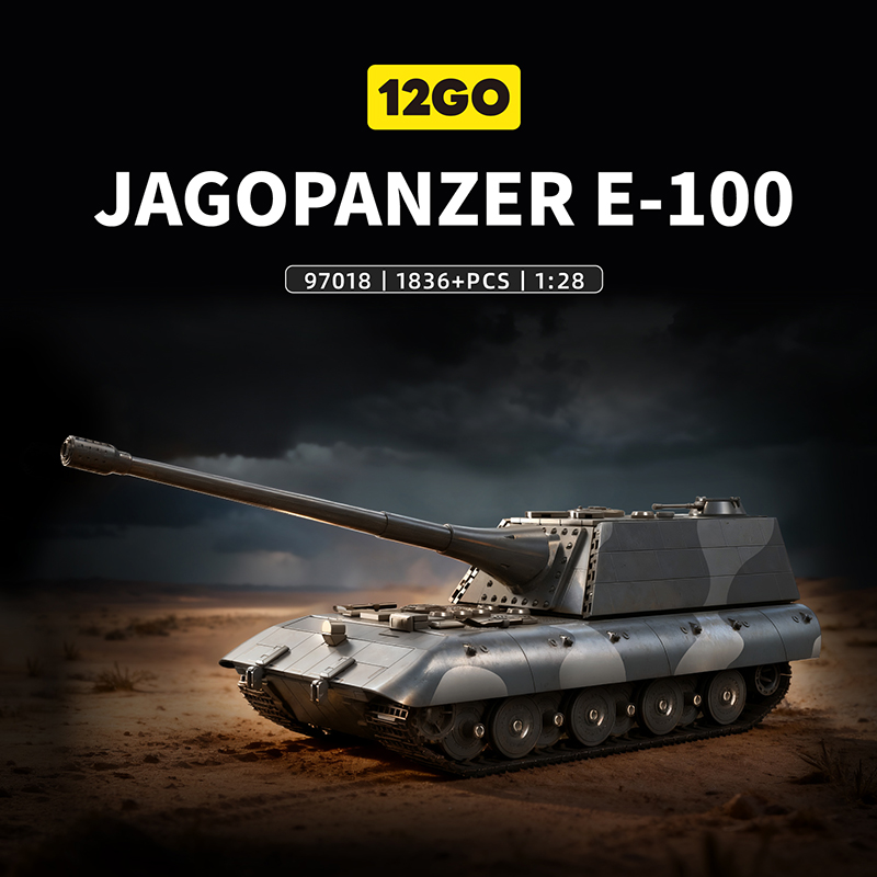 Vintage And Collectible Toys - ชุดตัวต่อ MOC รถถังพิฆาต E-100 จำนวน 1836