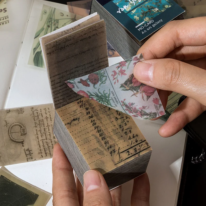 Vintage Things Collection - 366 ชิ้นสมุดภาพกระดาษหัตถกรรม Vintage Scrapbooking กระดาษ Art
