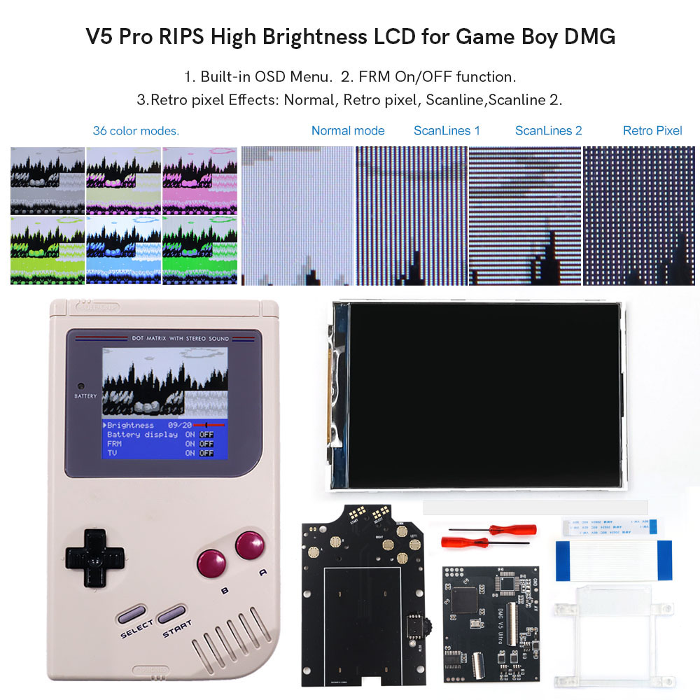 Vintage Game Collection - HISPEEDIDO สำหรับ GB Dmg V5 Pro