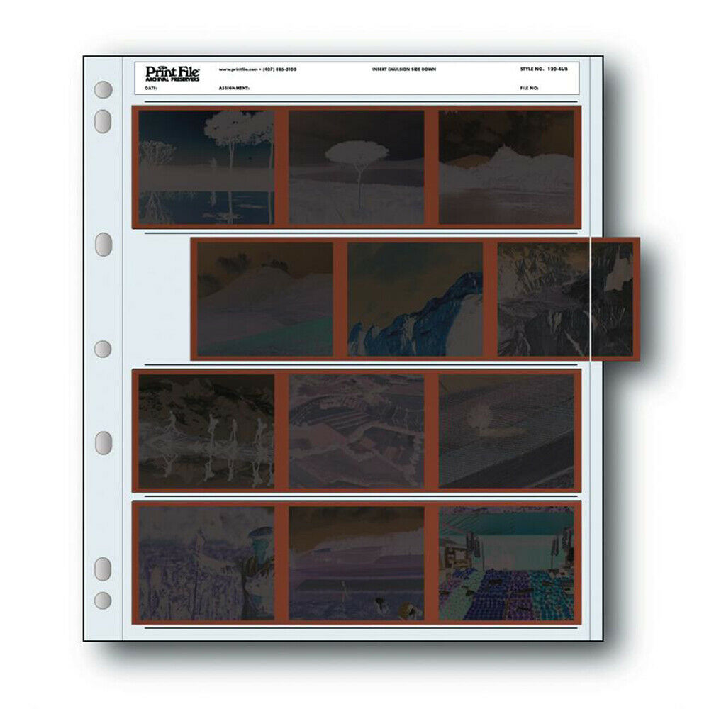 Slide Film 120 - PrintFile หน้าฟิล์มกันรอยขนาด120มม. ถุงฟิล์มปลอดกรดขนาด120มม.