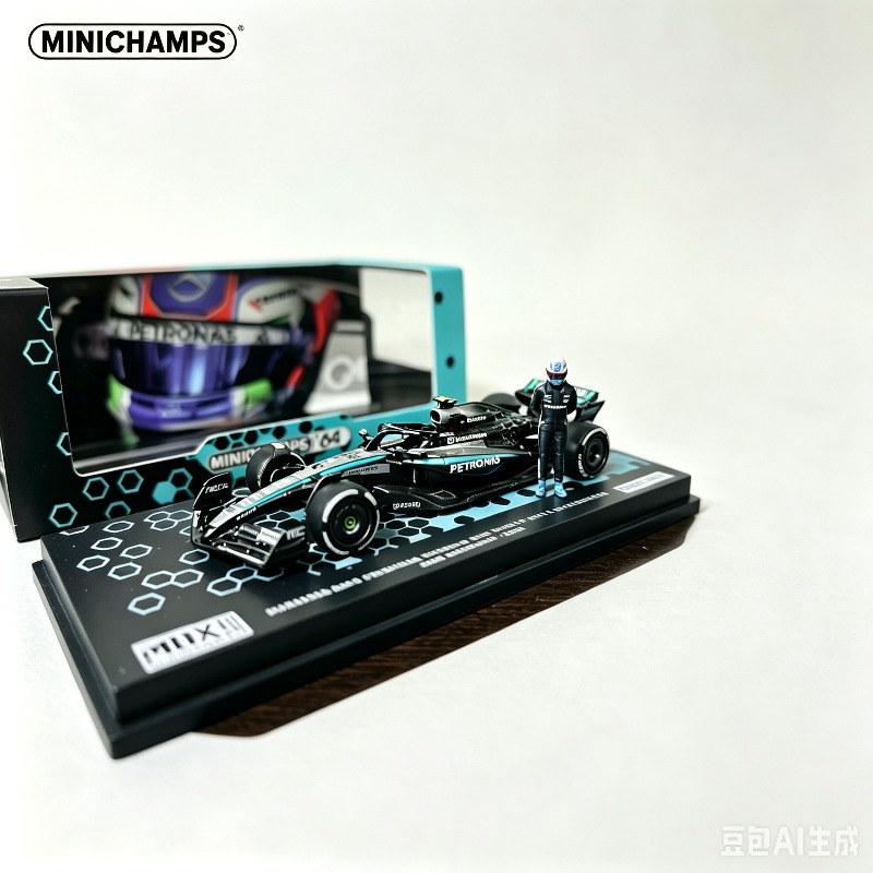 Vintage Collectible Model Cars - MINICHIAMPS 1:64 โมเดลรถแข่งมาเลเซีย MDX Exhibition F1