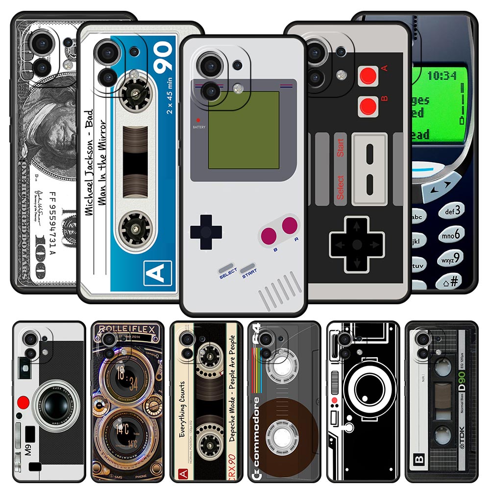 Vintage Game Collection - Vintageเทปกล้องGameboyเคสโทรศัพท์สําหรับXiaomi Poco X5 X4 X3 Pro