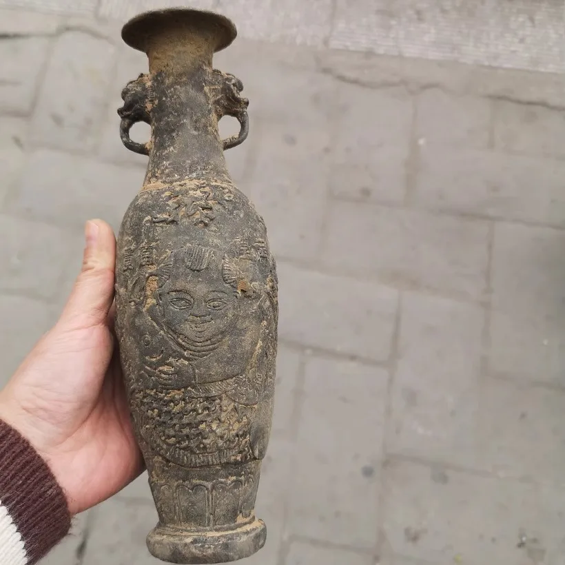 แจกันสะสมทองสัมฤทธิ์ แกะสลักลา - Collectible Vintage Tools บทวิจารณ์และราคา