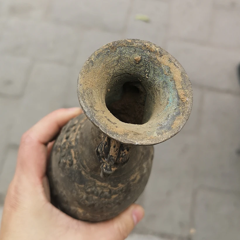 แจกันสะสมทองสัมฤทธิ์ แกะสลักลา - Collectible Vintage Tools บทวิจารณ์และราคา