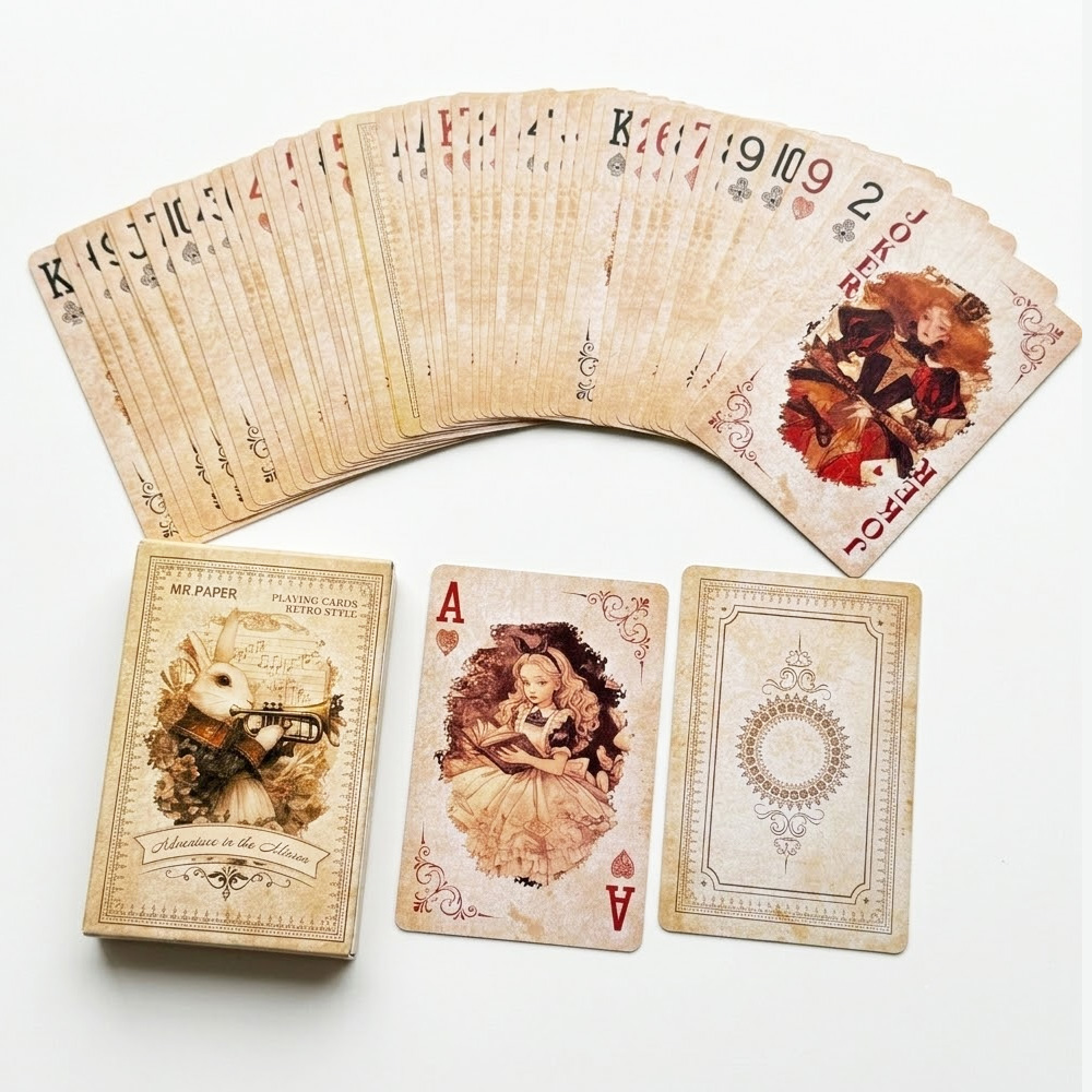 55 ชิ้น ไพ่อลิซในแดนมหัศจรรย์  - Vintage Collectible Board Games บทวิจารณ์และราคา