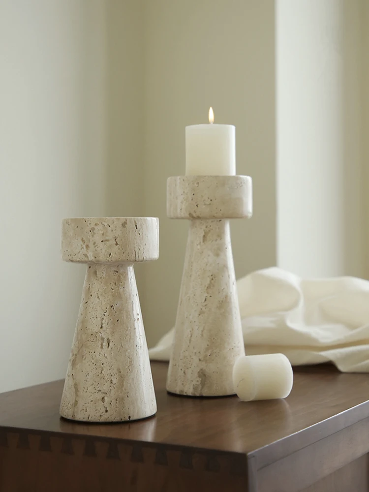 ที่ใส่เทียนหินอ่อนสไตล์มินิมอล - Vintage Collectible Marbles บทวิจารณ์และราคา