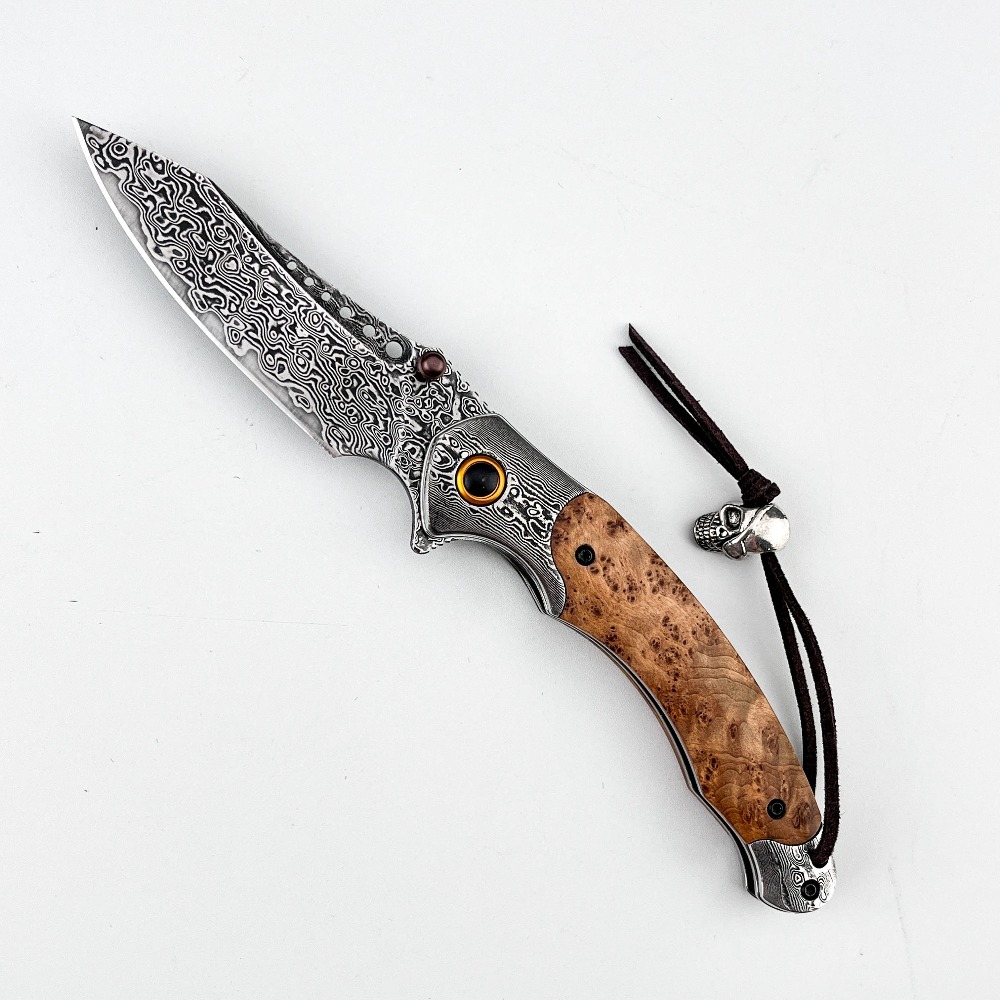 มีดพับลายดามัสกัสความแข็งสูง ม - Vintage Collectible Pocket Knives บทวิจารณ์และราคา