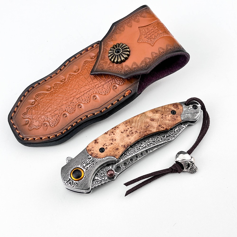มีดพับลายดามัสกัสความแข็งสูง ม - Vintage Collectible Pocket Knives บทวิจารณ์และราคา