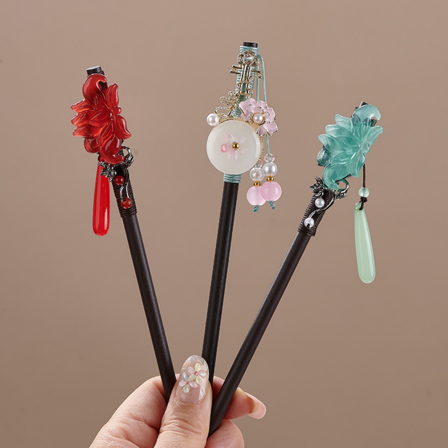 กิ๊บติดผมลายดอกไม้สไตล์วินเทจส - Vintage Collector บทวิจารณ์และราคา