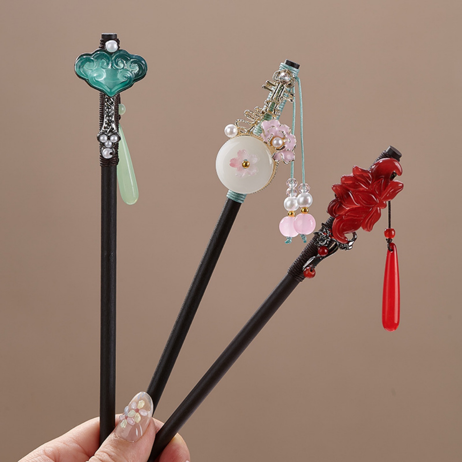 กิ๊บติดผมลายดอกไม้สไตล์วินเทจส - Vintage Collector บทวิจารณ์และราคา