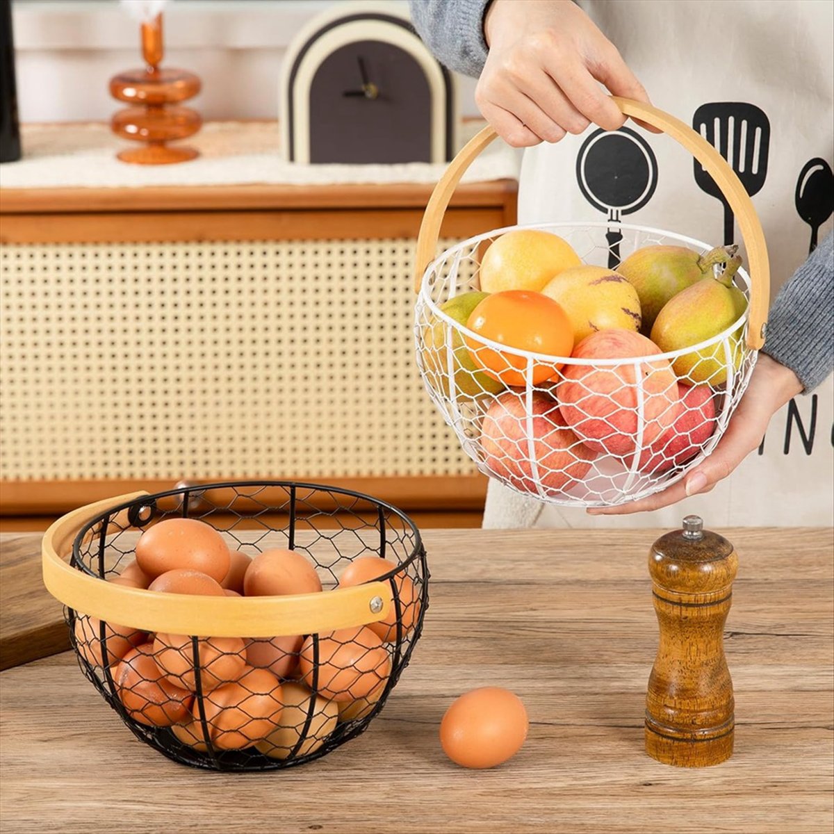 ตะกร้าใส่ไข่แบบลวดลายวินเทจ AB - Collectible Vintage Tools บทวิจารณ์และราคา