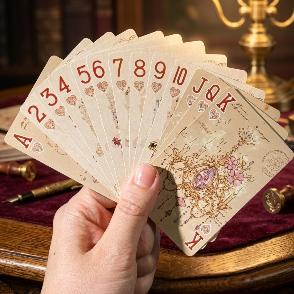 55 ชิ้น ไพ่ลายวินเทจสวยงาม (57 - Vintage Collectible Board Games บทวิจารณ์และราคา