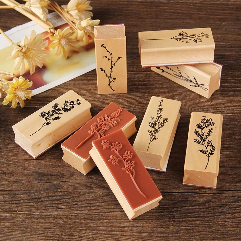 ชุดตรายางไม้แสตมป์ต้นไม้ต้นไม้ - Vintage Collectible Stamps บทวิจารณ์และราคา