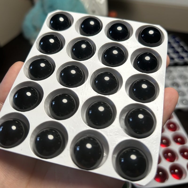 ลูกปัดแก้วสีดำขนาด 1-100 มม. ส - Vintage Collectible Marbles บทวิจารณ์และราคา