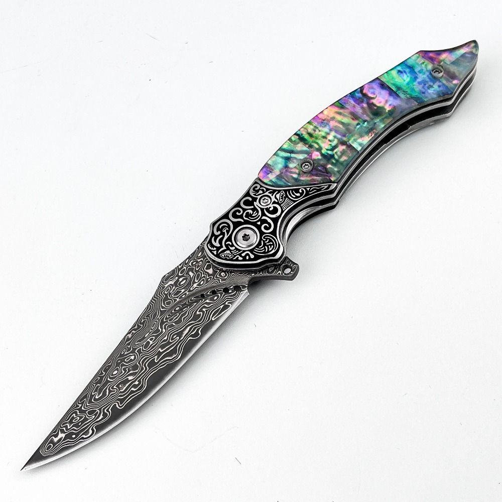 มีดพับลายดามัสกัสแบบวินเทจใหม่ - Vintage Collectible Pocket Knives บทวิจารณ์และราคา