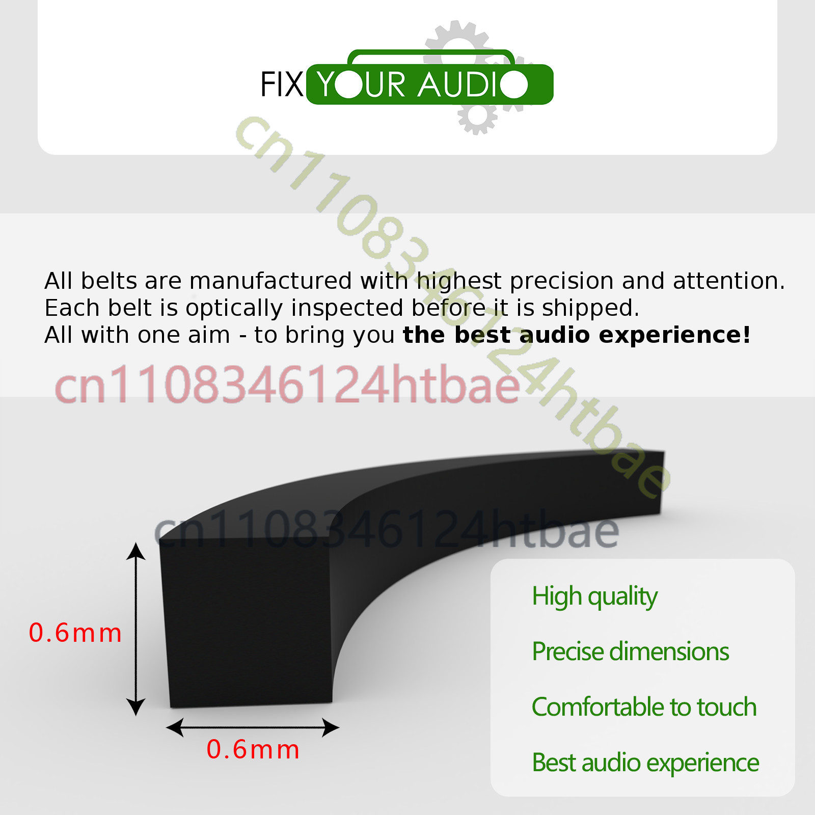 สายพานยางทดแทนสำหรับโซนี่ WM-G - Cassette Walkman Belt บทวิจารณ์และราคา
