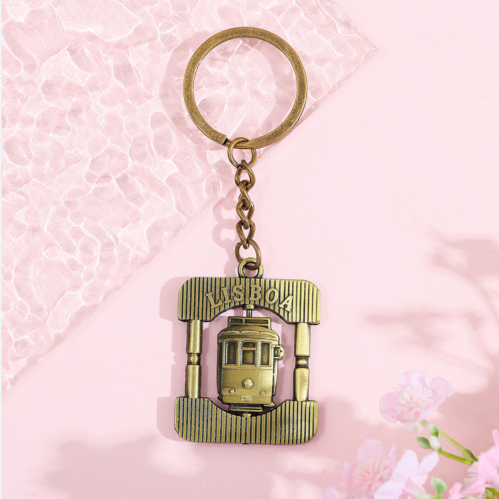 พวงกุญแจโลหะดีไซน์รถรางวินเทจ  - Vintage Items บทวิจารณ์และราคา