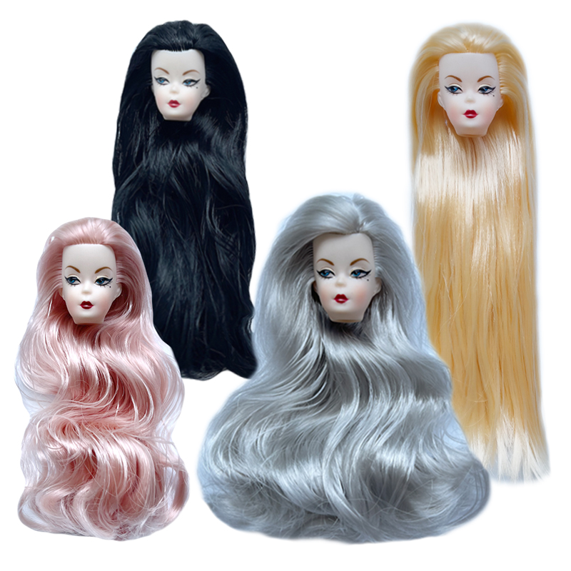 หัวตุ๊กตาผมหยิกสีฟ้า สำหรับตุ๊ - Vintage Items บทวิจารณ์และราคา
