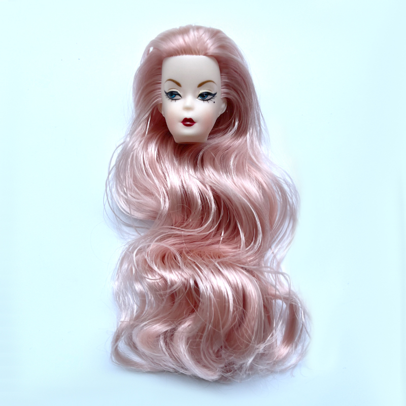หัวตุ๊กตาผมหยิกสีฟ้า สำหรับตุ๊ - Vintage Items บทวิจารณ์และราคา