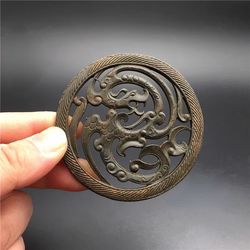 จี้ทองแดงโบราณจีน งานแฮนด์เมด  - Collectible Vintage Tools บทวิจารณ์และราคา